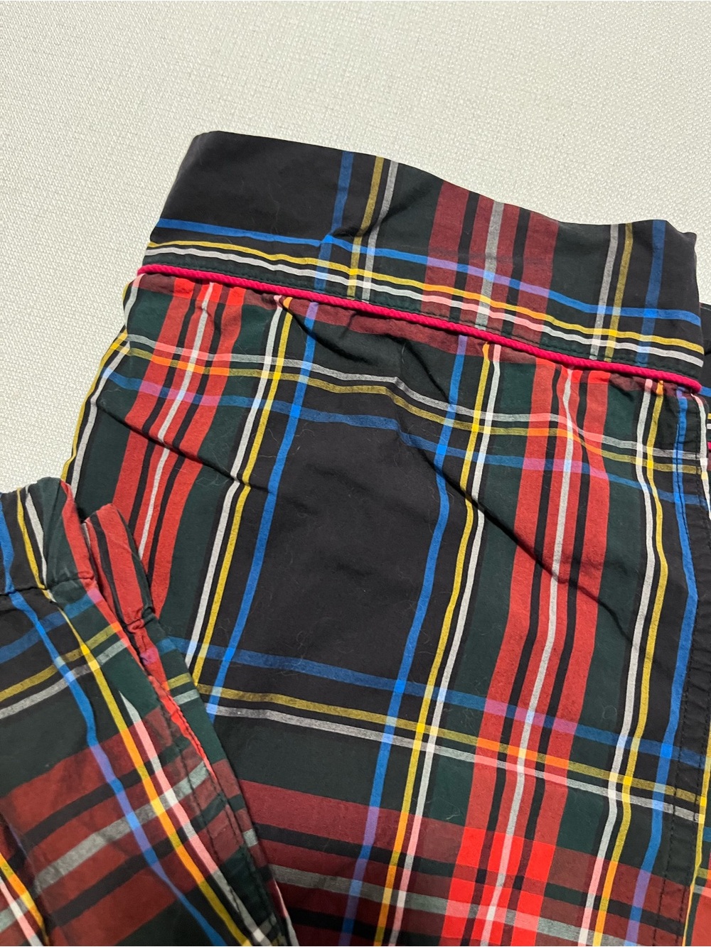J Crew Plaid Button-Up Pajama Set size medium - Picture 5 of 7